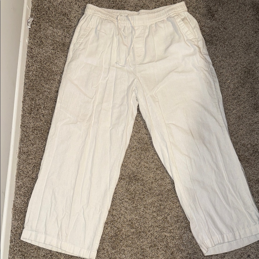 Old Navy Women's Wide Leg Pants - White